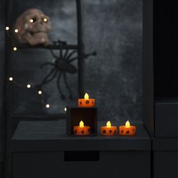 Bildspel - Batteridrivna Värmeljus Halloween LED
