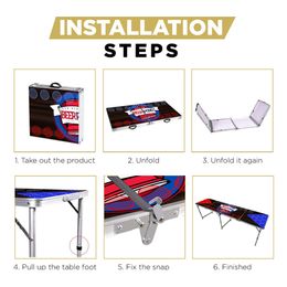 Lysbildefremvisning - Beer Pong Bord Flip Cup