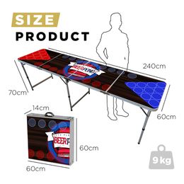 Lysbildefremvisning - Beer Pong Bord Flip Cup