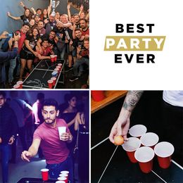 Lysbildefremvisning - Beer Pong Bord Flip Cup