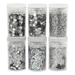 Bio-Glitter Blandade Silver Set