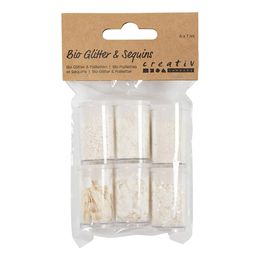 Bildspel - Bio-Glitter Blandade Vit Set