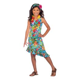 Blå Hawaii Klänning Barn Maskeraddräkt