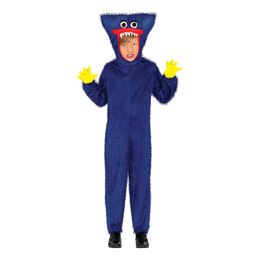 Blå Monster Barn Maskeraddräkt