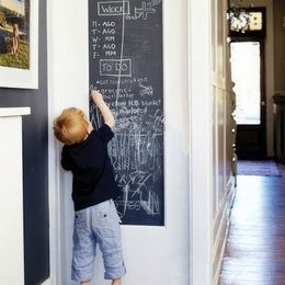 Lysbildefremvisning - Blackboard Veggsticker med Kritt