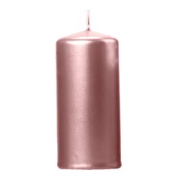 Blockljus Metallic Roséguld