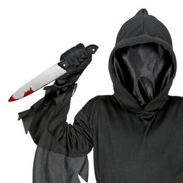 Lysbildefremvisning - Blodig Kjøkkenkniv av Plast