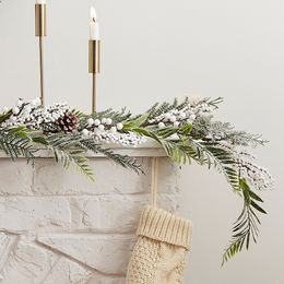 Lysbildefremvisning - Blosmterguirlande Snowy Jul