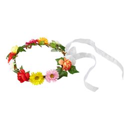 Blomsterkrans med Sidenband