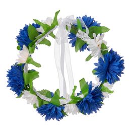 Blomsterkrans med Sidenband