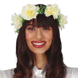 Bildspel - Blomsterkrans med Vit Slöja