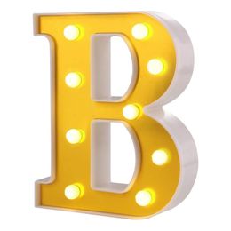 Bildspel - Bokstav Guld med LED-Belysning