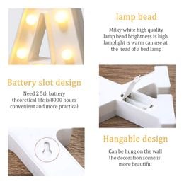 Bildspel - Bokstav med LED-Belysning