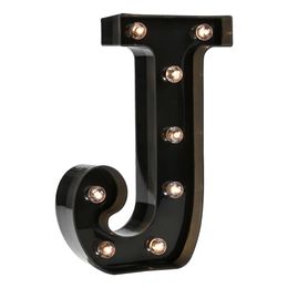 Diaesitys - Musta Kirjain LED-valaistuksella