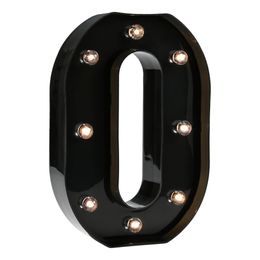 Diaesitys - Musta Kirjain LED-valaistuksella