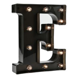 Diaesitys - Musta Kirjain LED-valaistuksella