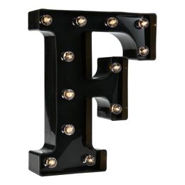 Diaesitys - Musta Kirjain LED-valaistuksella