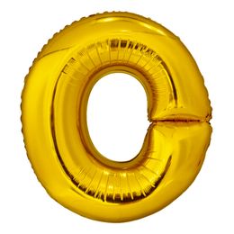 Bildspel - Bokstavsballong Guld Metallic