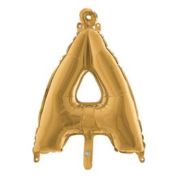 Lysbildefremvisning - Bogstavsballon Mini Guld