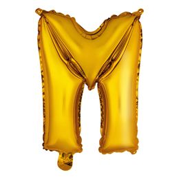 Bildspel - Bokstavsballong Mini Guld Metallic