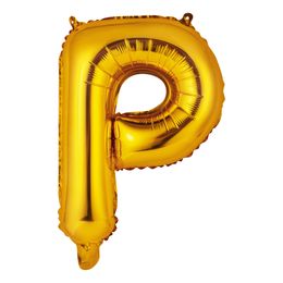 Bildspel - Bokstavsballong Mini Guld Metallic