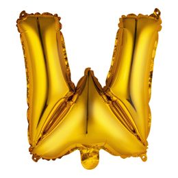 Bildspel - Bokstavsballong Mini Guld Metallic