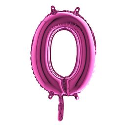 Lysbildefremvisning - Bokstavballong Mini Rosa