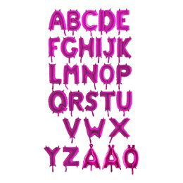 Bokstavballong Mini Rosa