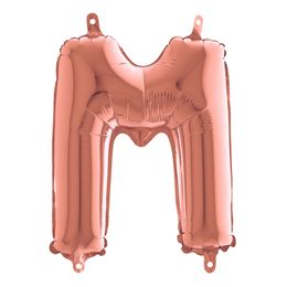 Bildspel - Bokstavsballong Mini Roséguld