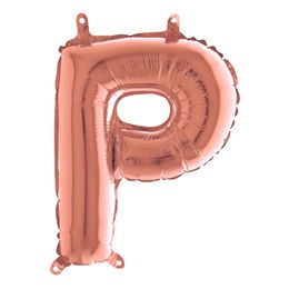 Bildspel - Bokstavsballong Mini Roséguld