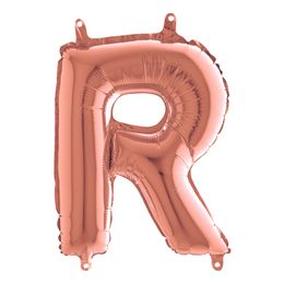 Bildspel - Bokstavsballong Mini Roséguld