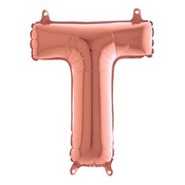 Bildspel - Bokstavsballong Mini Roséguld