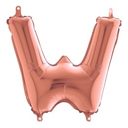 Bildspel - Bokstavsballong Mini Roséguld