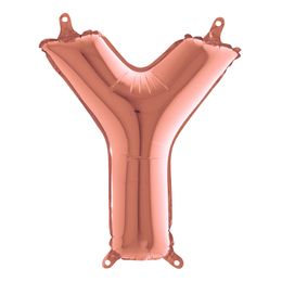 Bildspel - Bokstavsballong Mini Roséguld