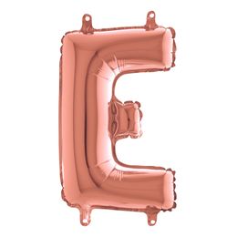 Bildspel - Bokstavsballong Mini Roséguld