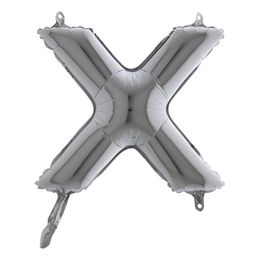 Bildspel - Bokstavsballong Mini Silver