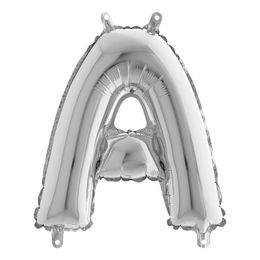 Bildspel - Bokstavsballong Mini Silver