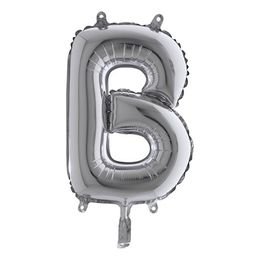 Bildspel - Bokstavsballong Mini Silver