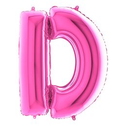 Lysbildefremvisning - Bogstavballon Lyserød