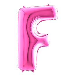 Lysbildefremvisning - Bogstavballon Lyserød