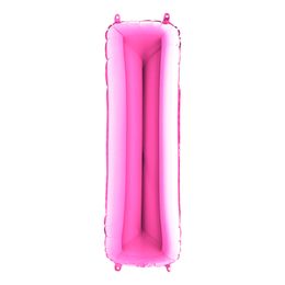 Lysbildefremvisning - Bogstavballon Lyserød