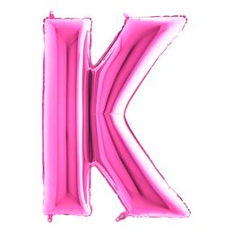 Lysbildefremvisning - Bogstavballon Lyserød