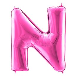 Lysbildefremvisning - Bogstavballon Lyserød