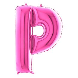 Lysbildefremvisning - Bogstavballon Lyserød