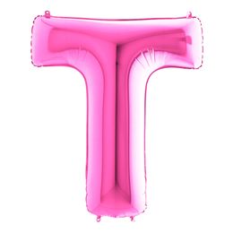 Lysbildefremvisning - Bogstavballon Lyserød