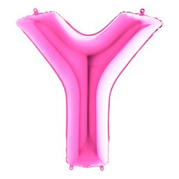 Lysbildefremvisning - Bogstavballon Lyserød