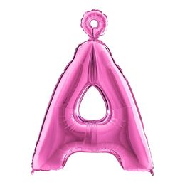 Lysbildefremvisning - Bogstavballon Lyserød