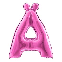 Lysbildefremvisning - Bogstavballon Lyserød