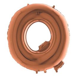 Bildspel - Bokstavsballong Roséguld Metallic