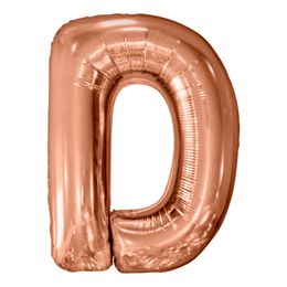 Diaesitys - Kirjainilmapallo Ruusukulta Metallic